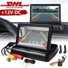 Rückfahrkamera Einparkhilfe Auto KFZ PKW Kamera + 4.3'' LCD Monitor Nachtsicht