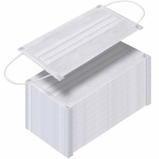10x Colourful disposable dust pollution protector face masks looped ears 2-PLY