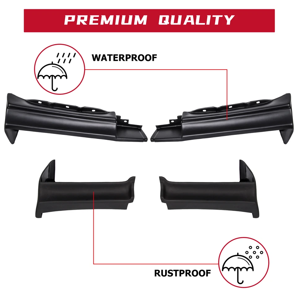 HECASA FULL 4pc BUMPER FILLER  Fit 1981-1987 Buick Grand National-T-Type-Regal — 第 2/4 张图片