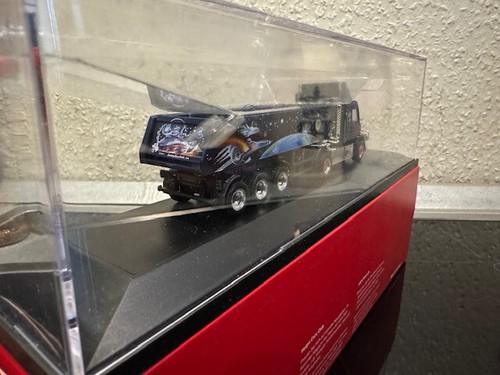 Herpa H0 120692 Scania Hauber Kipper-Sattelzug Strobel in PC Vitrine - Bild 5 von 6