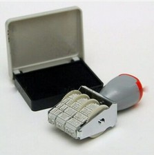 DATE STAMP AND BLACK INK PAD IDEAL STAMPING FOR SCHOOL OFFICE  HOME