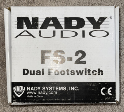 Nady Audio FS-2 Dual Footswitch for Electric Guitar Amplifiers