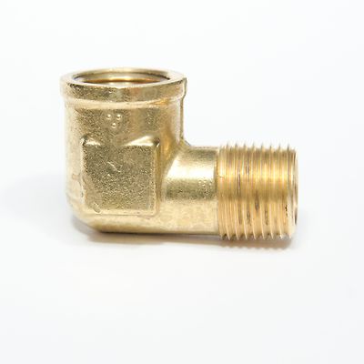 Solid Brass Pipe Fitting 45-Degree Solid Brass Street Elbow – 1/4" NPT Pipe Thread, Made In USA 45 70 Brass - Foto 11
