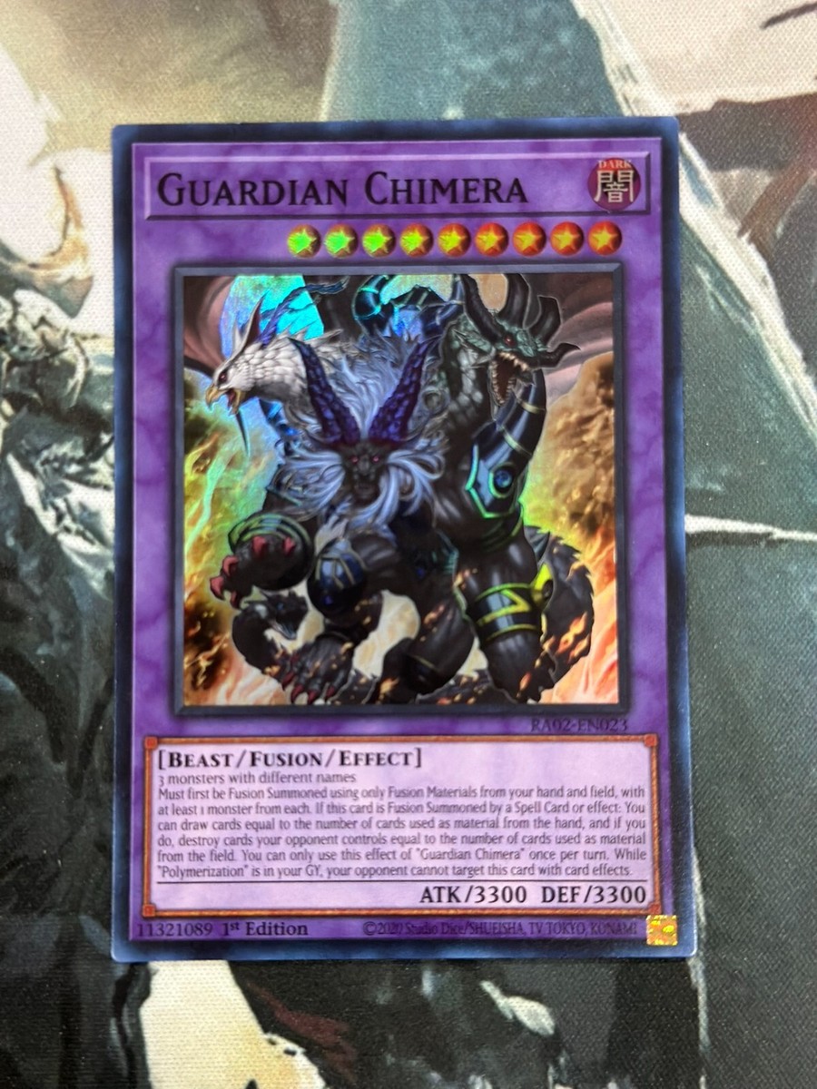 chimera cards yugioh the Illusion Beast All cards will be carefully packed for safe transit. Yugioh Guardian Chimera Super Rare