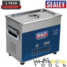 Sealey Ultrasonic Parts Cleaning Tank 3L Garage Workshop