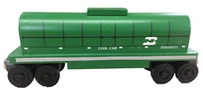 Wooden Whittle Shortline Railroad BNSF 5" Coil Car Train Car Burlington Northern