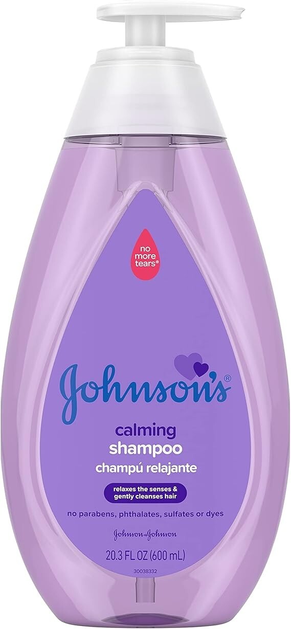 Johnson's Baby Calming Baby Shampoo with Soothing NaturalCalm Scent, Hypoallerge