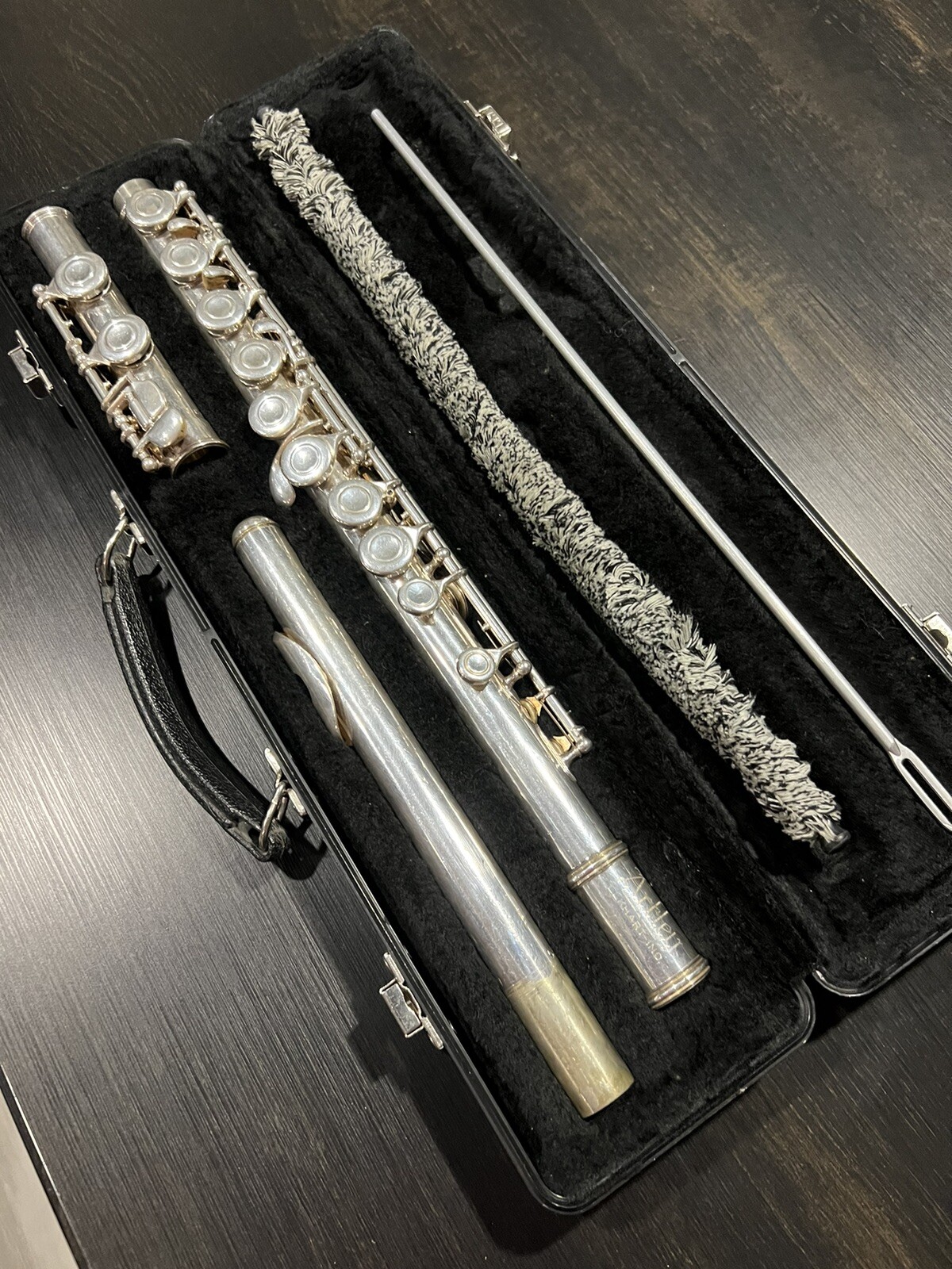 Vintage 1960’s Artley Flute Made In Elkhart, Indiana With Hard Case eBay