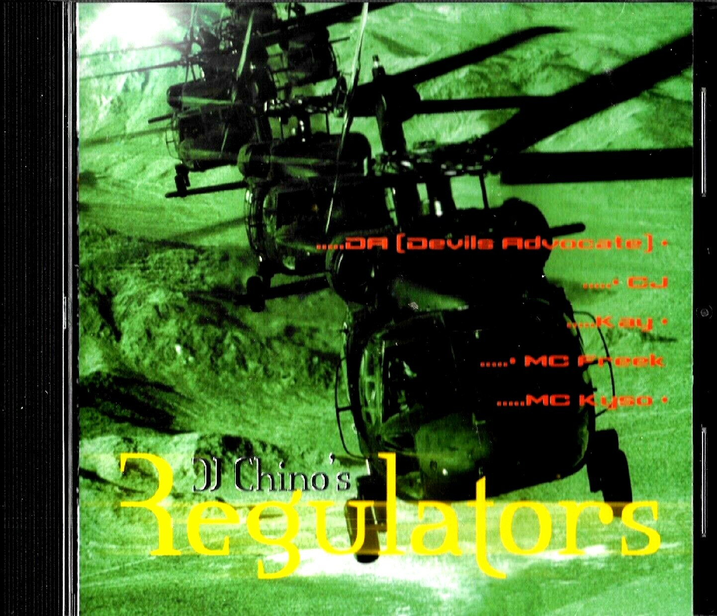 DJ CHINO ~ REGULATORS ~  Bhangra remix Punjabi CD ~ 2004