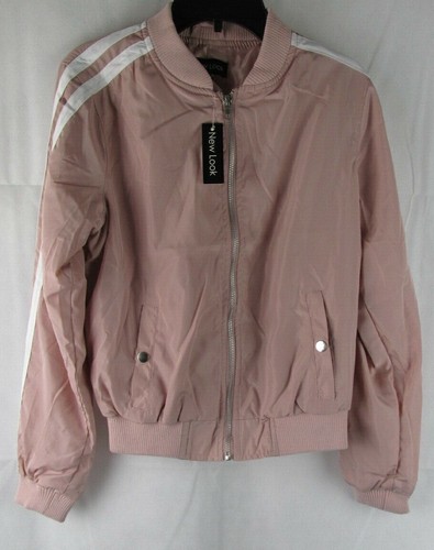 New Look Misses Pink Bomber Jacket Size 