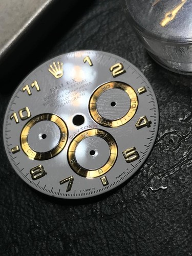 Quadrante Originale Rolex “Arabic Dial” per Daytona Cal. 4030 (Zenith) +  Sfere | eBay