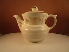 Vintage Enterprise Aluminum Co Drip-o-Lator Coffee Pot Gold Flowers