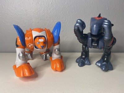 Playskool 2002 Hasbro Dino Bots Lot Of 2 Transformers/Go-Bots