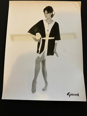 Vintage Pressefoto. Attraktive Frau Gossard Werbung 60er Jahre 8,5'' x 6,5''