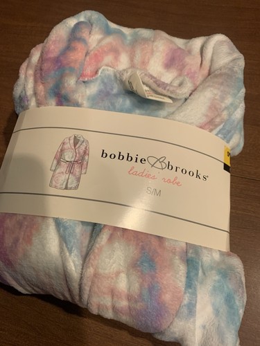 Robe Babydoll Bobbie Brooks - Tie Dye Bleu - Taille S - Smocked - Neuve Avec Étiquettes