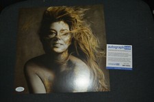 SHANIA TWAIN SIGNED AUTOGRAPH 12" VINYL ART CARD ACOA CERTIFICATE
