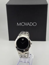 Movado Men’s Luno Museum Black Dial Stainless Steel Watch - 0606378 ($1095 MSRP)