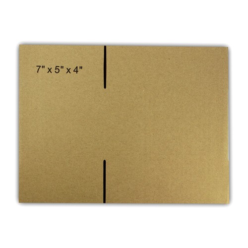 1-Box 7x5x4 "EcoSwift" Brand Cardboard Packing Mailing Shipping Corrugated - Picture 5 of 5