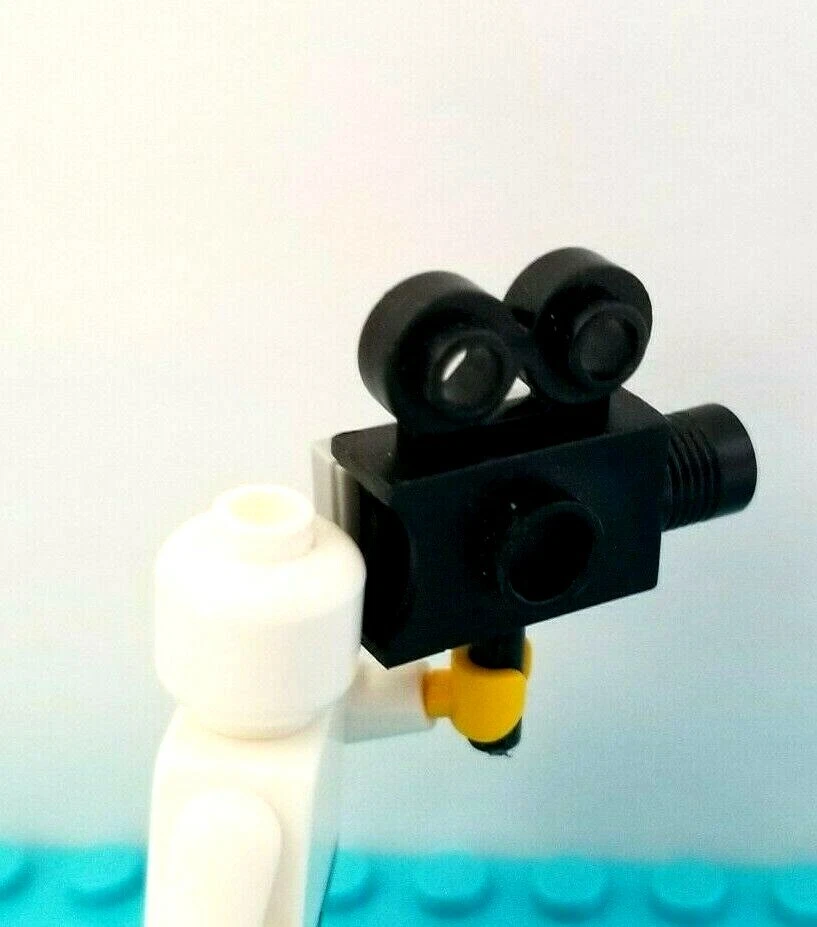 LEGO Movie Camera Film Gear Tool Reporter Video Reels Minifigure