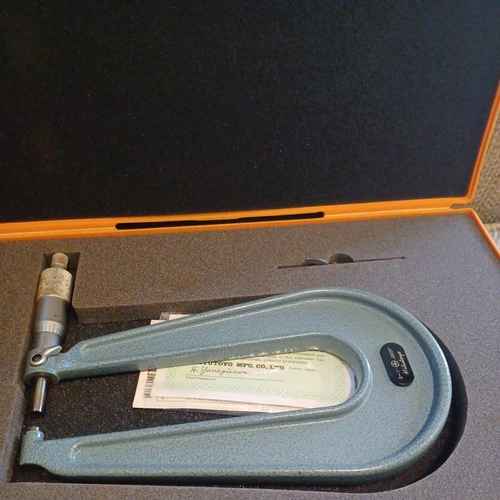 Mitutoyo 118-129 Sheet Metal Micrometer 0-1" .00005" grad 