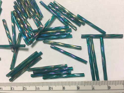 Tschechisch verdreht 3 mm bis 30 mm Bugle Perlen - Bild 24 von 107