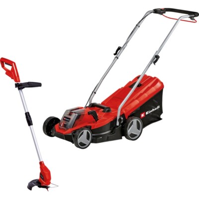 Einhell PXC 18V Akku-Rasenmäher & Rasentrimmer Set + 1 x 4,0Ah Akku