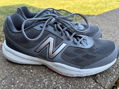 New Balance 517 Training Shoes Men s (Size-8½ 8.5) Gray Red White MX517RB1