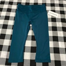 NWT Athleta Accelerate Crop Tight Oceanic Teal Small Leggings Capri 566734 Green