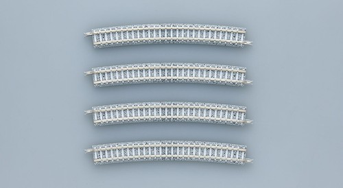 TOMIX N Scale 1193 Model Railway Track Curved PC Rail x 4pcs C541-15 | Zustand: New