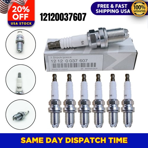 6PCS PreGapped Spark Plug for NGK Double Laser Platinum 12120037607