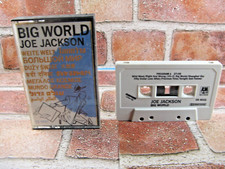 JOE JACKSON BIG WORLD A M Records CASSETTE TAPE Chrome 1986