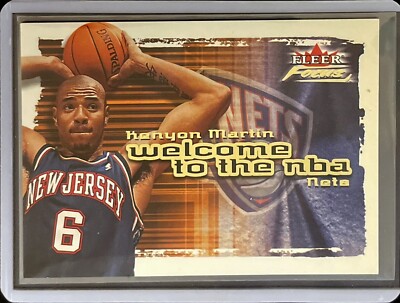 Kenyon Martin - 2000-01 Fleer Focus Basketball - Welcome to the NBA - Rookie #1