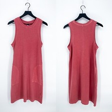 Old Navy Women’s S Lagenlook Sleeveless Midi Dress Salmon Pink