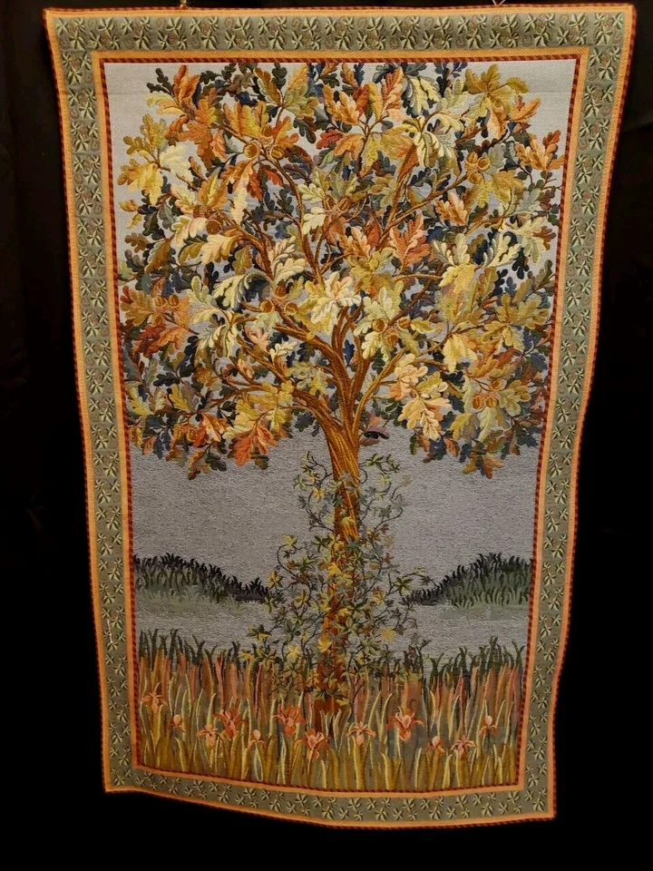 Original Belgian Wall Hanging Classic Flanders Tapestry 4'03 X 2'08 - Image 3 of 4