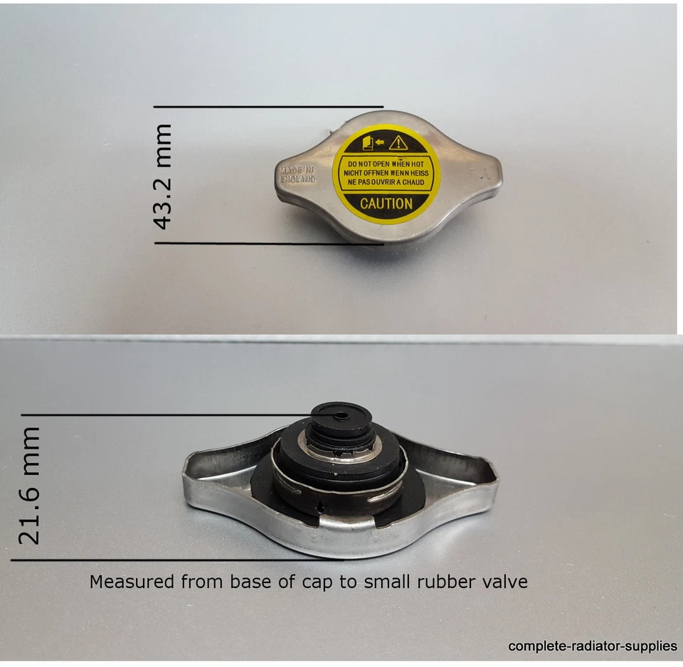 Daihatsu Copen 0.7 Radiator Pressure Cap 2003 -2014 Rated at 0.9 Bar - image 3 of 3