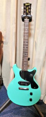 BURNY Rock'n Roll Version Les Paul Junior Surf Green Custom