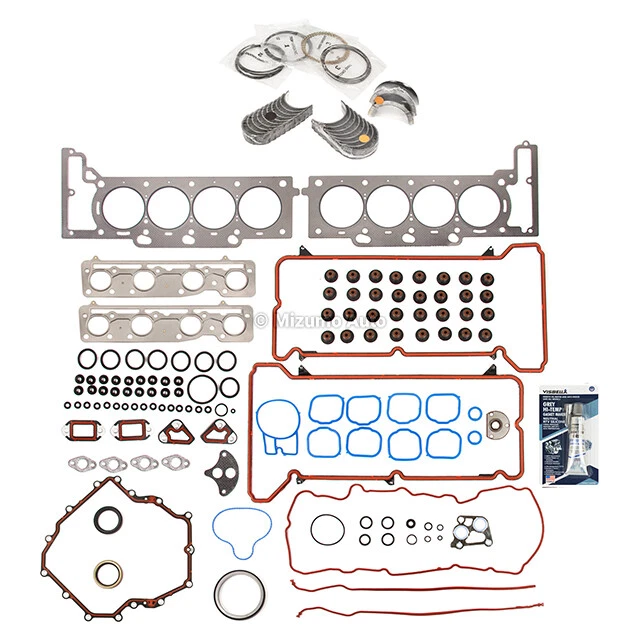Juego completo de juntas rodamientos anillos aptos 04-05 Cadillac Deville Seville Bonneville 4.6 Foto 2 de 4