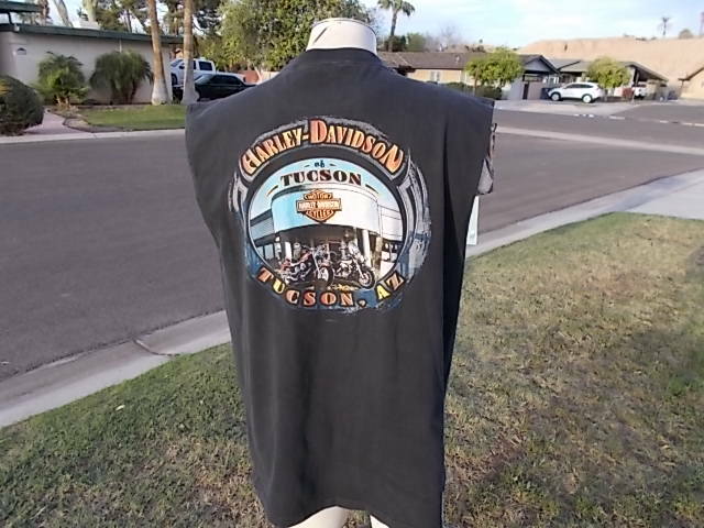 Harley Davidson Motorcycle Dealer Tucson Arizona Sleeveless Graphic T