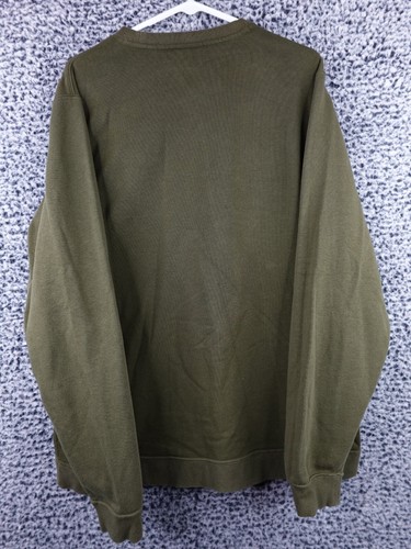 Nike Just Do It Graphic Crewneck Pullover Sweatshirt Men’s Large Green - Picture 12 of 13