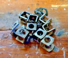 10 ORIGINAL COLLARS A.C. GILBERT ERECTOR SET cadmium type w/sets