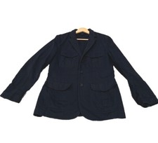 Express Design Studio Men  s Modern Slim Fit Blazer Jacket - Navy Size 38R