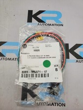 *Lot Of 2* Allen Bradley 888N-M5AF1-1F Bulletin 888N 5 Pin Mini Male Receptacle