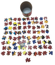 Lot of 2 Batman Superman Jigsaw Puzzle 1973 Robin DC Comics Vintage 81 Pieces