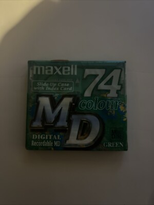 MAXELL GREEN MD-74GNE 74 er MD Minidisc Minidisk 