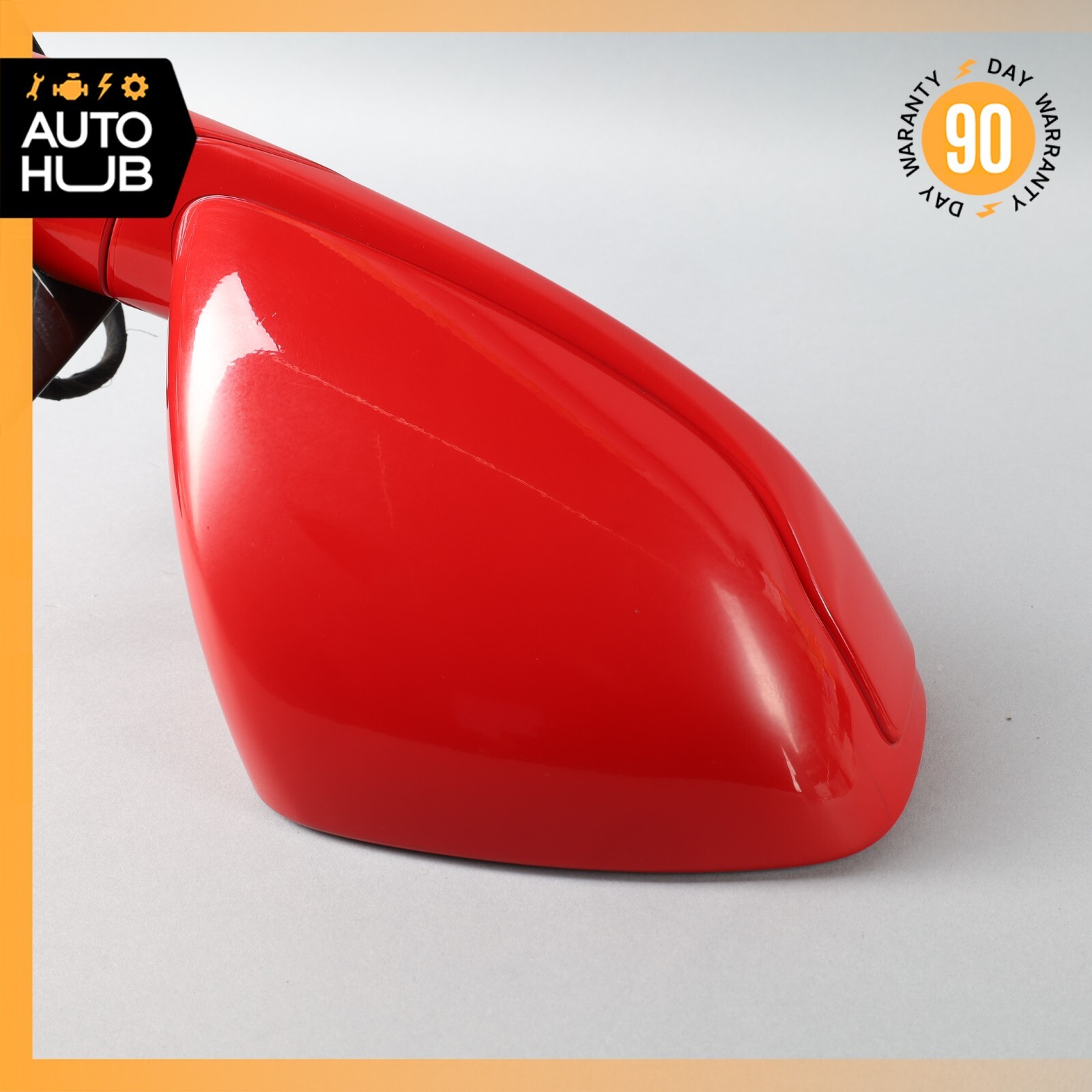 11-16 Ferrari FF F151 Right Passenger Side Rear View Door Mirror Red OEM 40k