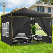 10x10' Commercial Pop UP Canopy Party Tent Folding Waterproof Gazebo Heavy Duty/