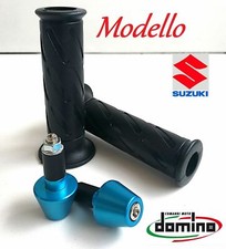 DOMINO knobs + counterweights BLUE Suzuki RG 125 RG 250 RG 500 RGV 250