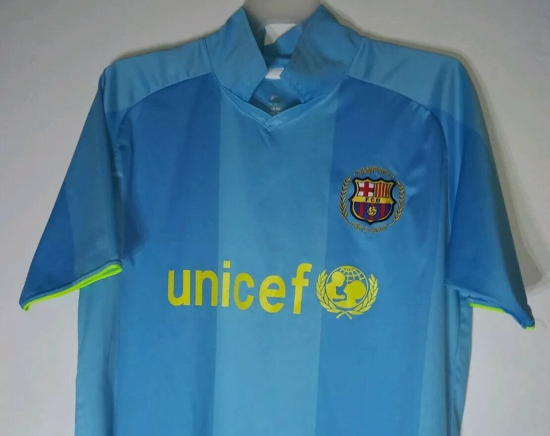 新品・未使用 タグ付 FC Barcelona ユニフォーム シャツunicef