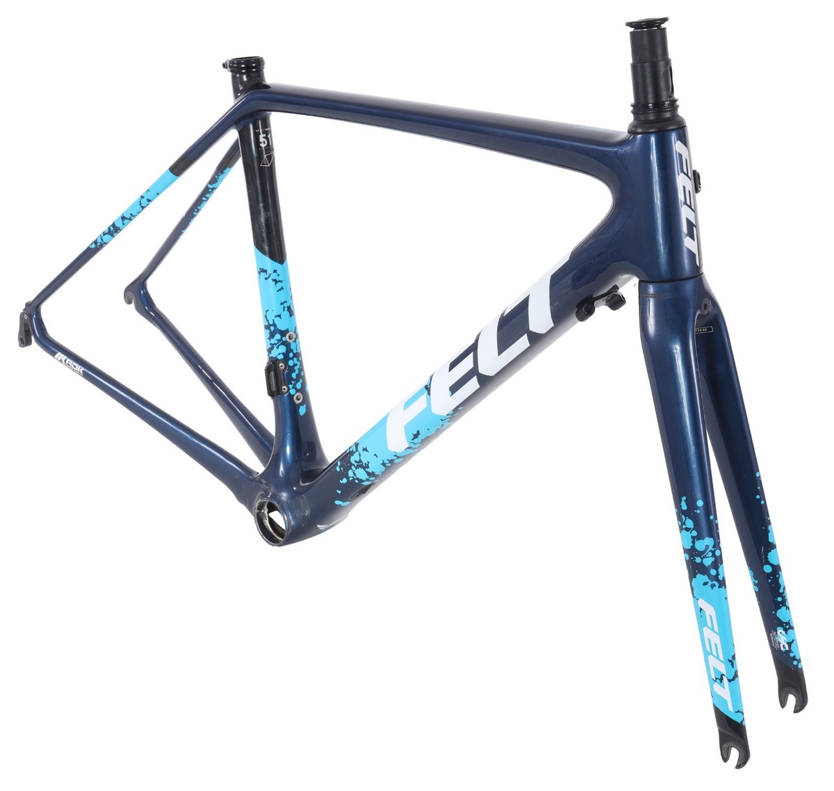 Felt FR1 Team Carbon Road Bike Frameset 51cm XS Blue 700c Rim