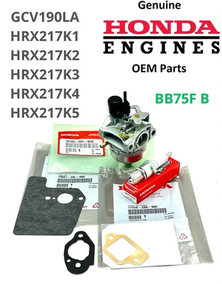 #ad Genuine Honda Carburetor w Gaskets 16100 Z0Y M42 GCV190LA HRX217 K1 K2 K3 K4 K5 $49.95